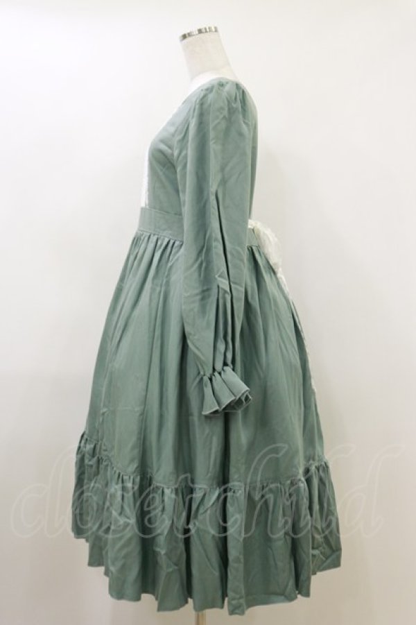 画像3: marcHenTica / レース切替ワンピース Free グリーン H-26-04-11-059-LO-OP-NS-ZH (3)