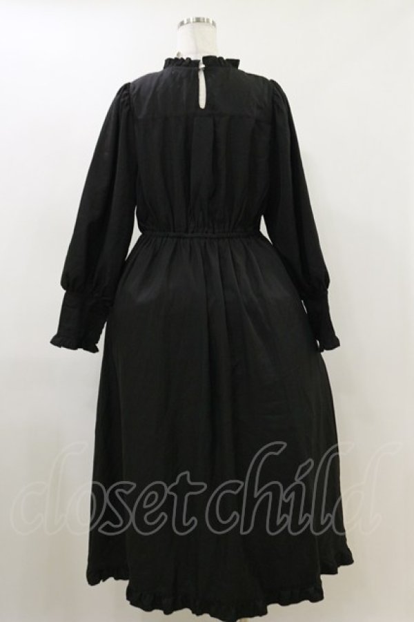 画像2: axes femme / レース襟セットワンピース Free ブラック H-26-04-11-061-AX-OP-NS-ZH (2)