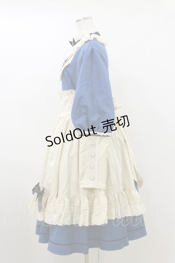 画像3: milky ange / アンティークスタイルメイド Free ブルー H-26-04-11-063-EL-OP-NS-ZH (3)