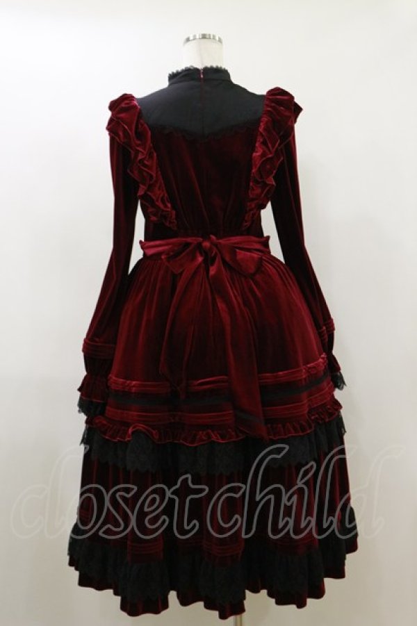 画像5: Hoshibako Works / Rozen Maiden x HoshibakoWorks 真紅ケープ付きワンピース Free ベルベット/ワイン H-26-04-11-064-LO-OP-NS-ZH (5)