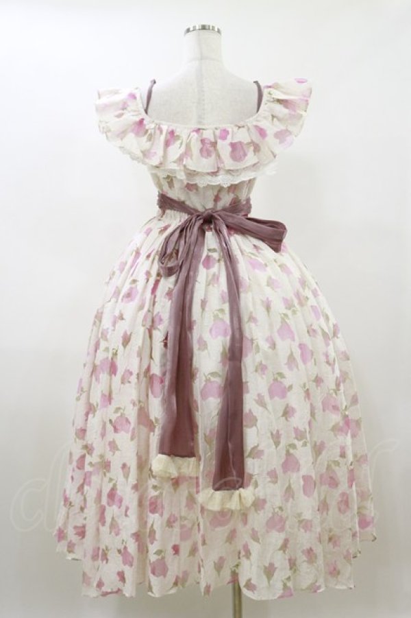 画像2: Hoshibako Works / フラワープリントワンピース S オフ/ピンク H-26-04-11-065-LO-OP-NS-ZH (2)