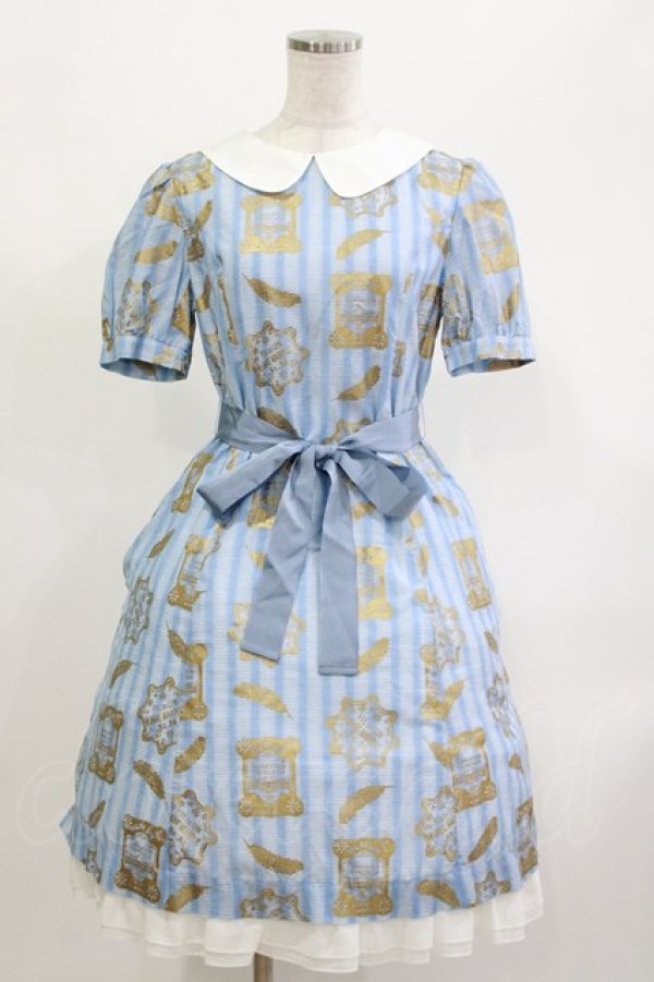 画像1: Jane Marple / CARTE Radieuseワンピース  ブルーグレイ H-26-04-11-1006-JM-OP-KB-ZH (1)