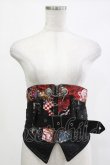画像1: Qutie Frash / ベルトコルセット  ブラック H-26-04-11-1013-QU-ZA-KB-ZH (1)