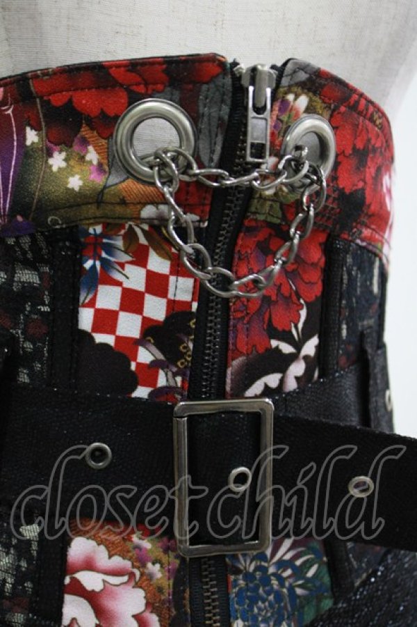 画像5: Qutie Frash / ベルトコルセット  ブラック H-26-04-11-1013-QU-ZA-KB-ZH (5)