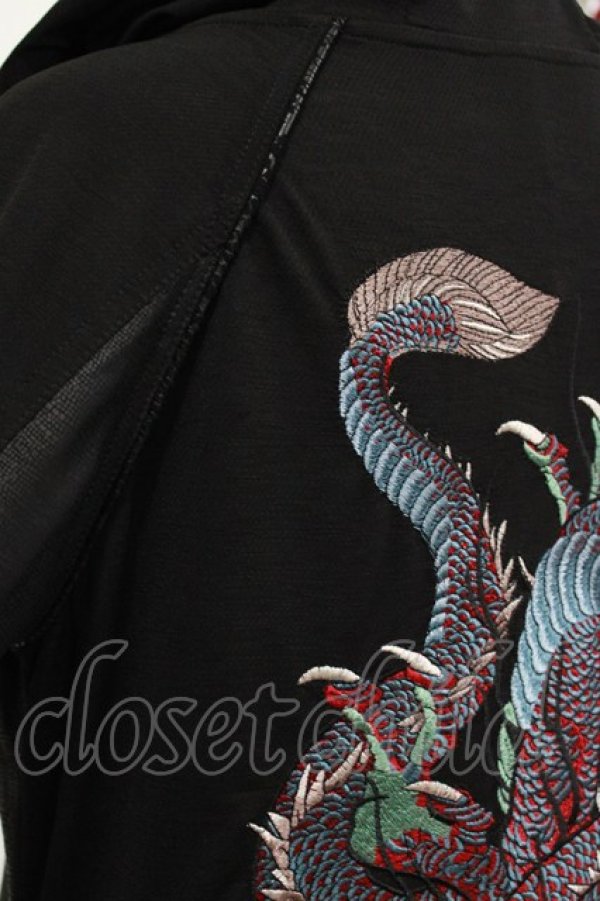 画像3: Qutie Frash / スカルドラゴンパーカー M ブラック H-26-04-11-1015-QU-TO-KB-ZH (3)