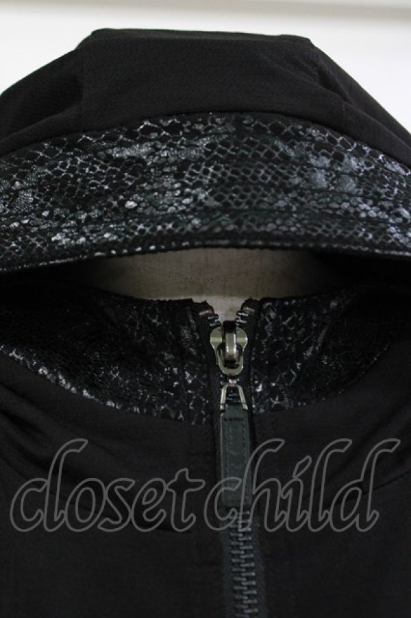 画像4: Qutie Frash / スカルドラゴンパーカー M ブラック H-26-04-11-1015-QU-TO-KB-ZH (4)