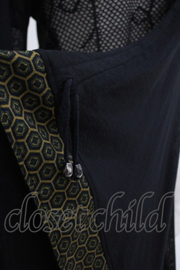 画像4: Qutie Frash / 着物袖ショートトップス  ブラック H-26-04-11-1018-QU-TO-KB-ZH (4)