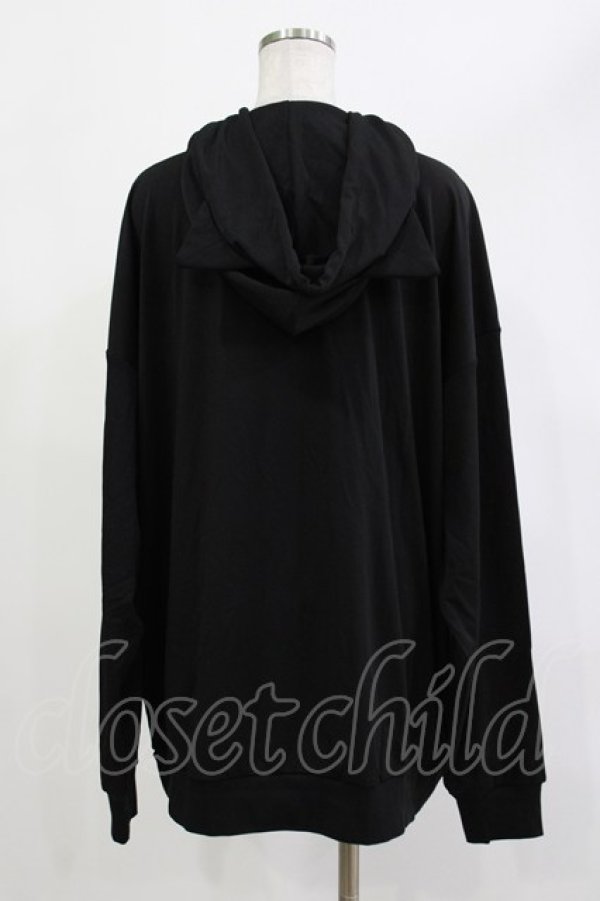 画像2: LISTEN FLAVOR / 猫耳麻雀パーカー  ブラック H-26-04-11-1019-PU-TO-KB-ZH (2)