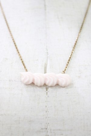 画像: Q-pot. / シュガークリームラインネックレス  ピンク H-26-04-11-1024-QP-AC-KB-ZH