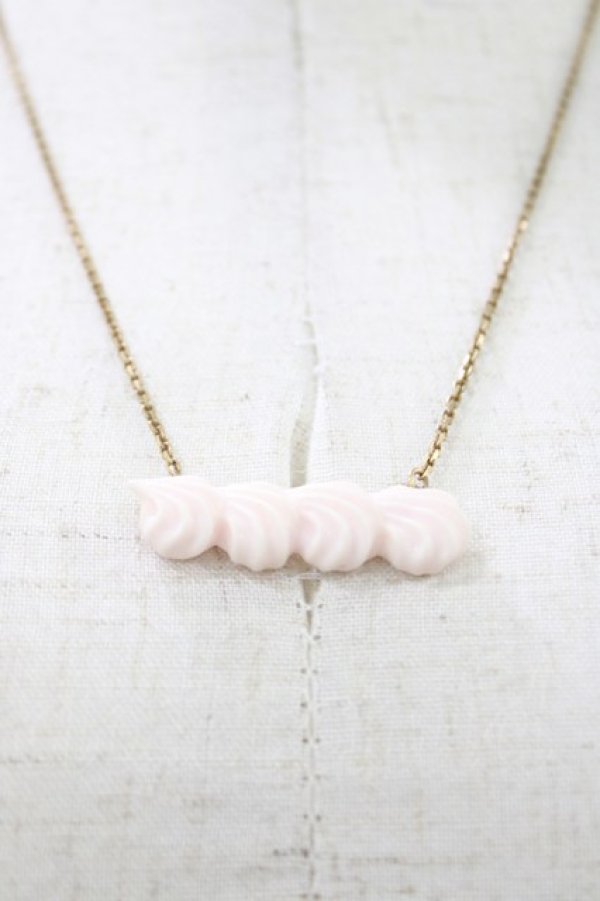 画像1: Q-pot. / シュガークリームラインネックレス  ピンク H-26-04-11-1024-QP-AC-KB-ZH (1)