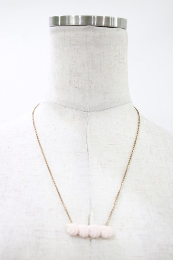 画像2: Q-pot. / シュガークリームラインネックレス  ピンク H-26-04-11-1024-QP-AC-KB-ZH (2)