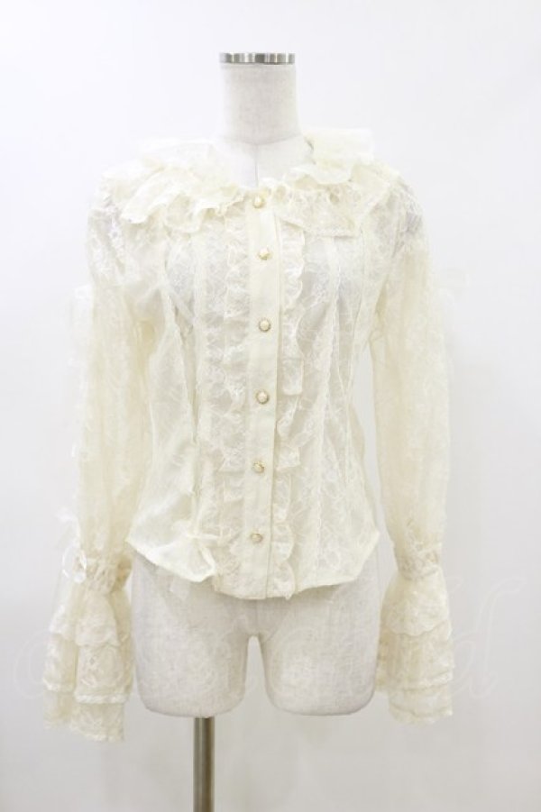 画像1: BABY,THE STARS SHINE BRIGHT / Princess Rapunzel 〜魔法の髪のフローラルガーランド〜ブラウス Free 生成り H-26-04-11-012-BA-BL-NS-ZH (1)