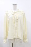 画像1: m petit by misako / AM マルエリフリルブラウス L アイボリー H-26-04-11-015-LO-BL-NS-ZH (1)