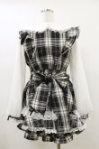 画像2: NOEMIE / メニーリボンラッフルフリルヨークセットアップ M ブラック/チェック H-26-04-11-022-LO-OP-NS-ZH (2)