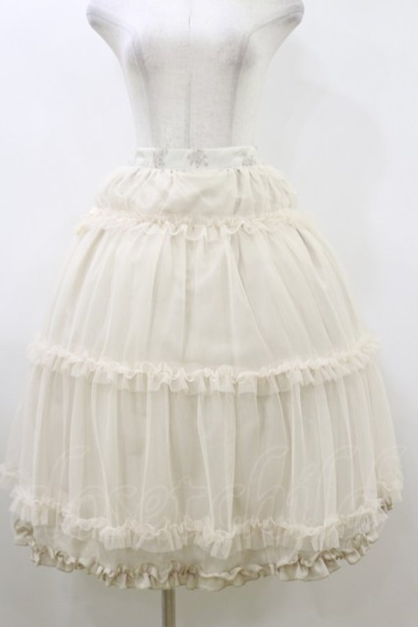 画像3: m petit by misako / NINA'Sコラボスカート M アイボリー/リバーシブル H-26-04-11-024-LO-SK-NS-ZH (3)