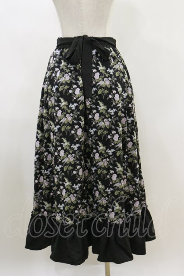 画像2: Kurumi Collaboration / KRハナガラHWフレアSK L ブラック H-26-04-11-030-GO-SK-NS-ZH (2)