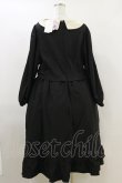 画像2: m petit by misako / サンリオキャラクターズコラボ クロミワッペン付きワンピース LL ブラック H-26-04-11-034-LO-OP-NS-ZH (2)