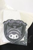 画像4: m petit by misako / サンリオキャラクターズコラボ クロミワッペン付きワンピース LL ブラック H-26-04-11-034-LO-OP-NS-ZH (4)