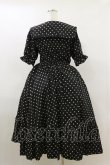 画像2: m petit by misako / ナシジドットワンピース L ブラック H-26-04-11-036-LO-OP-NS-ZH (2)