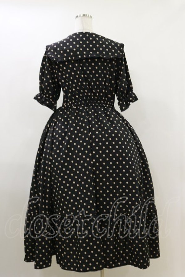 画像2: m petit by misako / ナシジドットワンピース L ブラック H-26-04-11-037-LO-OP-NS-ZH (2)