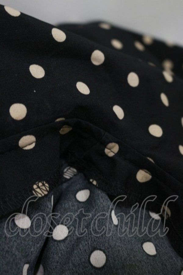 画像3: m petit by misako / ナシジドットワンピース L ブラック H-26-04-11-037-LO-OP-NS-ZH (3)