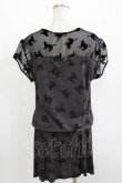 画像3: HYSTERIC GLAMOUR / キャットプリントカットワンピース  グレー H-26-04-12-028-PU-OP-KB-ZH (3)