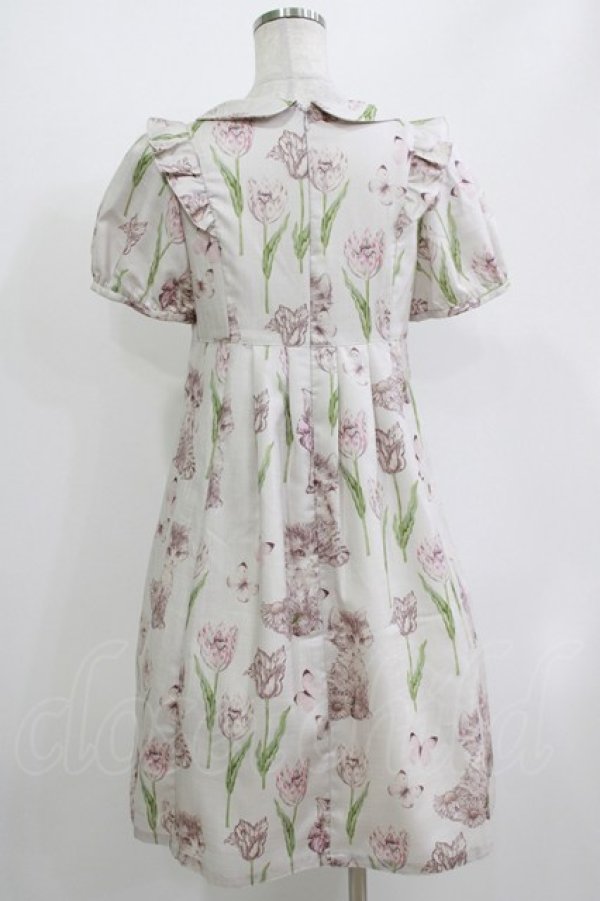 画像3: Emily Temple cute / Kittenフリルワンピース  グレー H-26-04-12-030-ET-OP-KB-ZH (3)