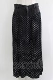 画像1: HYSTERIC GLAMOUR / ドット×デニムスカート  ブラック H-26-04-12-032-PU-SK-KB-ZH (1)