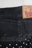 画像4: HYSTERIC GLAMOUR / ドット×デニムスカート  ブラック H-26-04-12-032-PU-SK-KB-ZH (4)