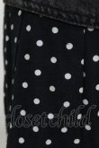 画像5: HYSTERIC GLAMOUR / ドット×デニムスカート  ブラック H-26-04-12-032-PU-SK-KB-ZH (5)