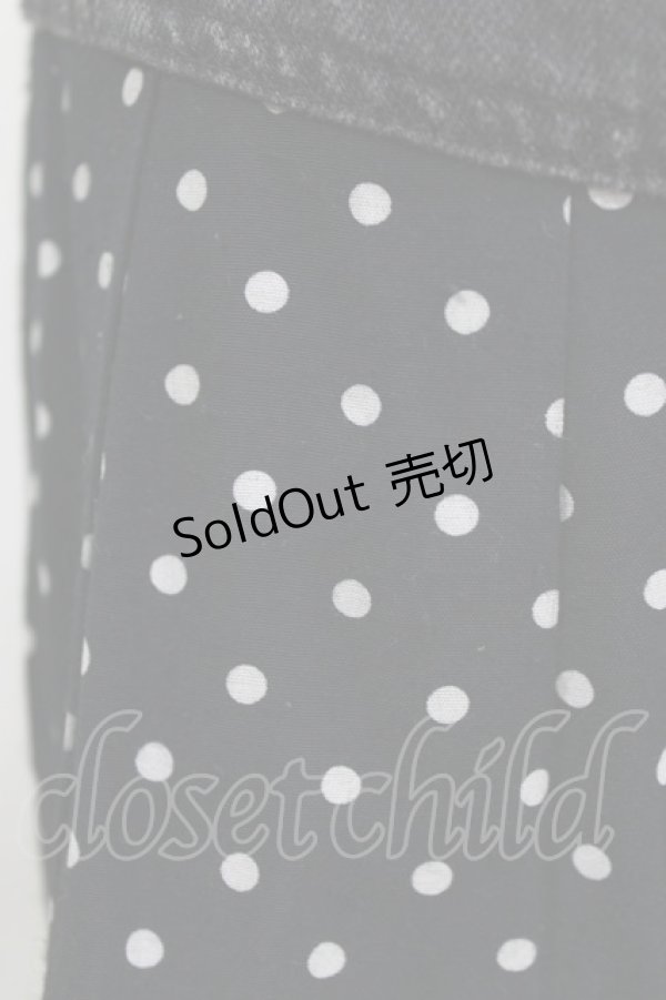 画像5: HYSTERIC GLAMOUR / ドット×デニムスカート  ブラック H-26-04-12-032-PU-SK-KB-ZH (5)