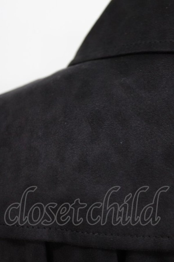 画像4: HYSTERIC GLAMOUR / レオパードライトコート  黒 H-26-04-12-033-PU-CO-KB-ZH (4)