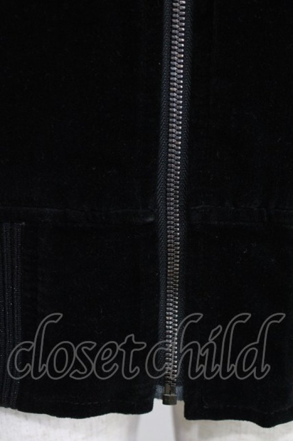 画像4: HYSTERIC GLAMOUR / ラメリブZIPブルゾン  ブラック H-26-04-12-036-PU-JA-KB-ZH (4)