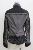 画像3: HYSTERIC GLAMOUR / バイカラースタッズZIPジャケット  ブラック×グレー H-26-04-12-038-PU-JA-KB-ZH (3)