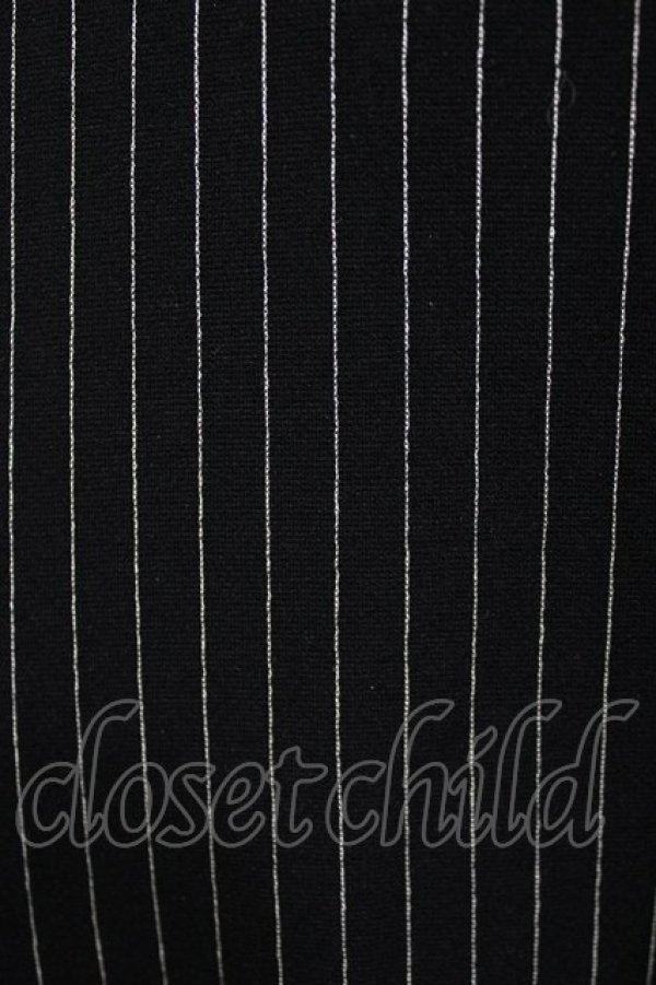 画像4: HYSTERIC GLAMOUR / ストライプブルゾンカーデ  ブラック H-26-04-12-039-PU-TO-KB-ZH (4)