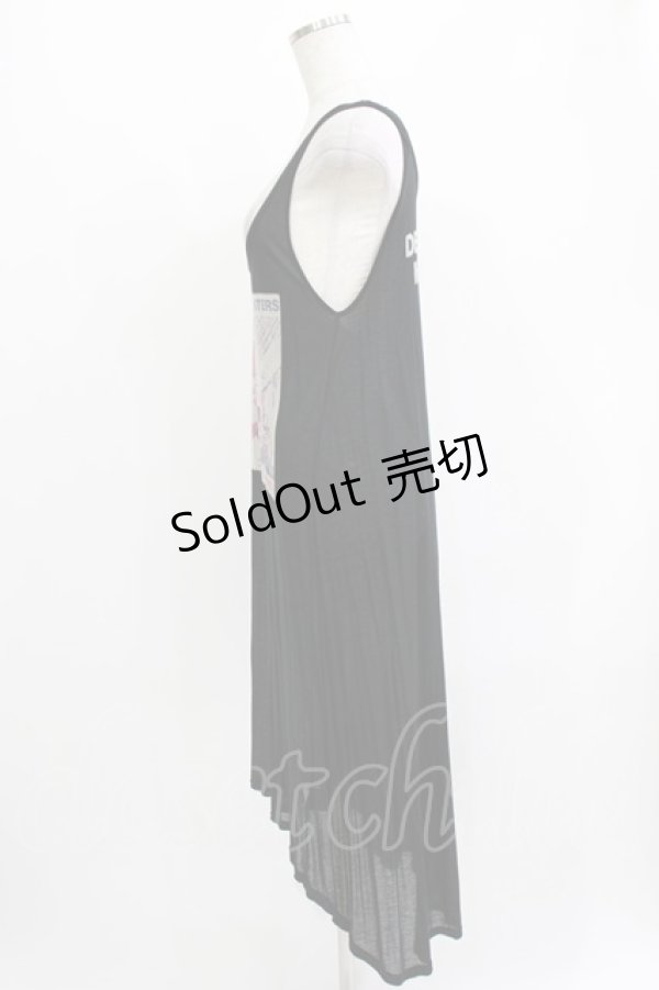 画像2: HYSTERIC GLAMOUR / シアーノースリーブワンピース  ブラック H-26-04-12-041-PU-OP-KB-ZH (2)