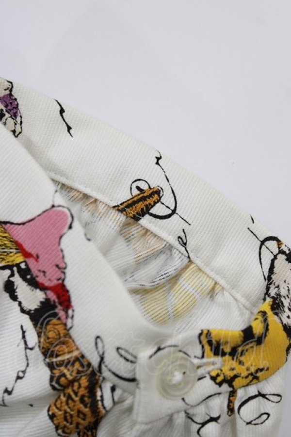 画像5: Q-pot. / アイスクリームパフスリーブドレス  オフホワイト H-26-04-12-004-QP-OP-KB-ZH (5)