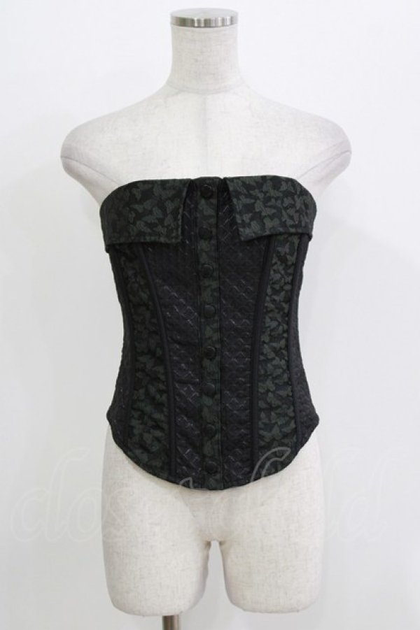 画像1: Qutie Frash / オーバーバストコルセット  カーキ H-26-04-12-048-QU-TO-KB-ZH (1)