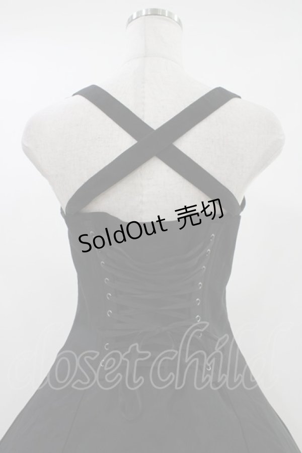 画像5: EXCENTRIQUE / コルセットジャンパースカート S/M ブラック H-26-04-12-1004-EL-OP-KB-ZH (5)