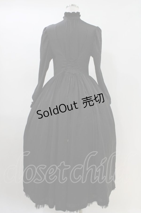 画像3: EXCENTRIQUE / ヴィンテージ・サテンドレス 0/S ブラック H-26-04-12-1005-EL-OP-KB-ZH (3)