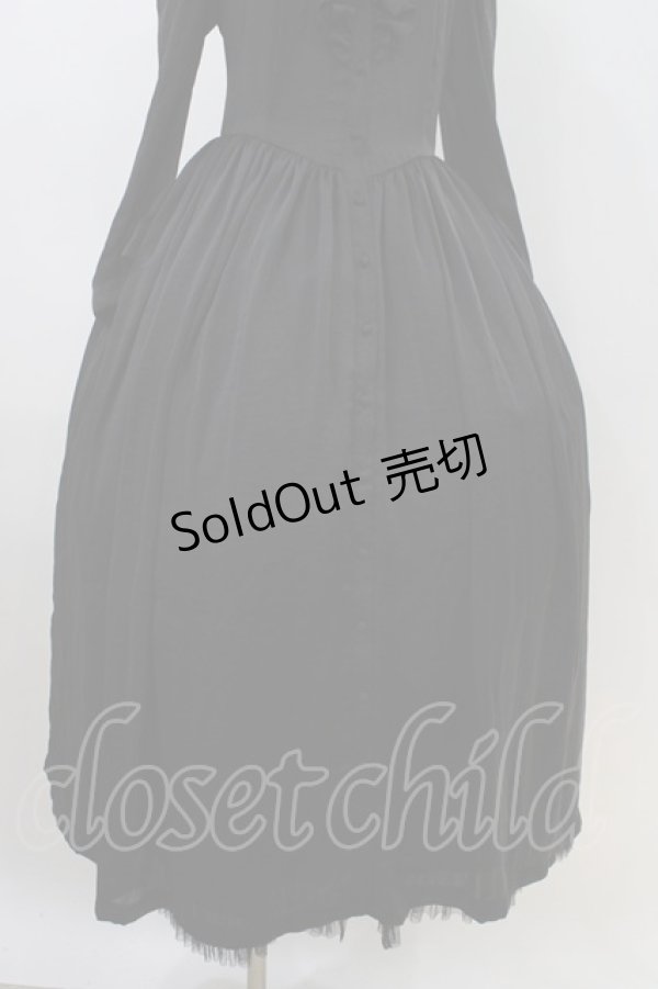 画像5: EXCENTRIQUE / ヴィンテージ・サテンドレス 0/S ブラック H-26-04-12-1005-EL-OP-KB-ZH (5)