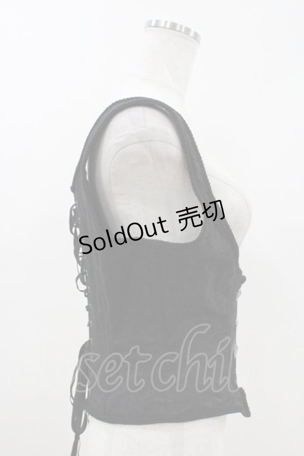 画像2: EXCENTRIQUE / バロックベスト M/L ブラック H-26-04-12-1010-EL-TO-KB-ZH (2)