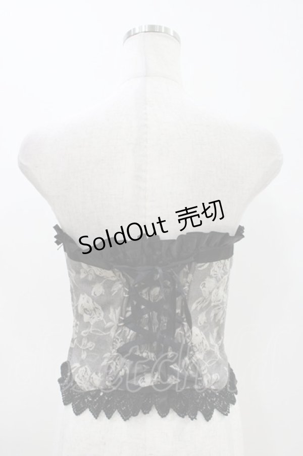 画像3: Moi-meme-Moitie / 薔薇JQビスチェ  グレー H-26-04-12-1012-MO-TO-KB-ZH (3)