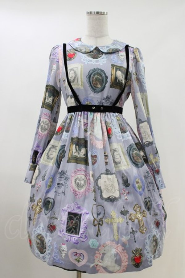 画像1: MILK / WALL DECOドレス  ラベンダーベース H-26-04-12-1002-ML-OP-KB-ZH (1)