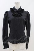 画像1: Moi-meme-Moitie / バラスカラップレースタイ付ブラウス  ブラック H-26-04-12-1015-MO-BL-KB-ZH (1)