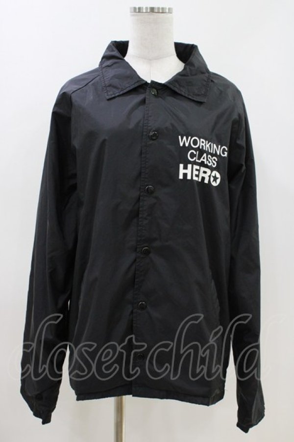 画像1: SUPER LOVERS / ブルゾンジャケット  ブラック H-26-04-12-1018-PU-JA-KB-ZH (1)