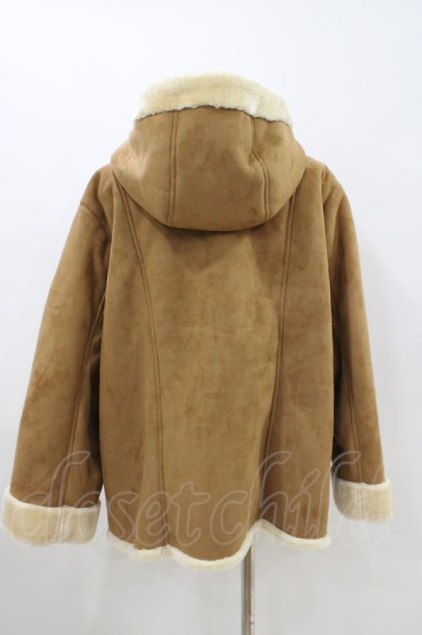 画像2: Franche Lippee / ムートン風ショートコート  ブラウン H-26-04-12-1020-LO-CO-KB-ZH (2)