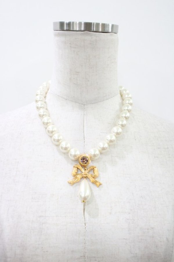 画像2: Q-pot. / リトルレディーパールネックレス  ゴールド H-26-04-12-1022-QP-AC-KB-ZH (2)