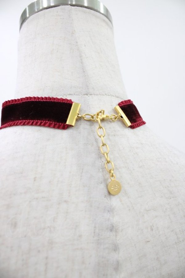 画像3: Q-pot. / エラベルシアワセベルベットリボンチョーカー  レッド H-26-04-12-1024-QP-AC-KB-ZH (3)