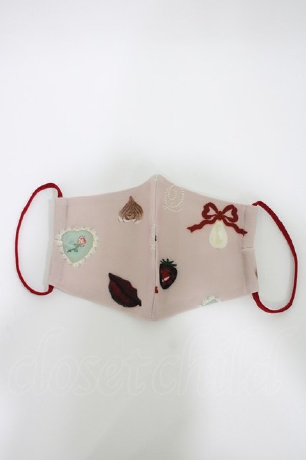 画像3: Q-pot. / オリジナル布マスク  ピンク H-26-04-12-1027-QP-ZA-KB-ZH (3)